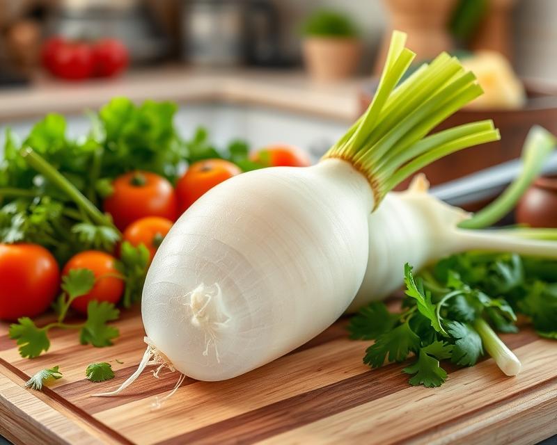 Rzodkiew japońska – właściwości zdrowotne i kulinarne zastosowanie