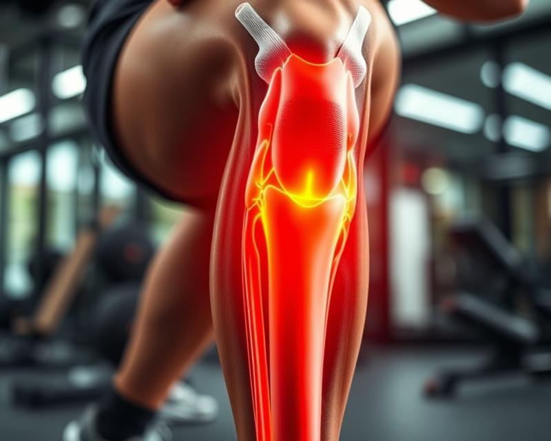 Strzelanie w kolanie przy przysiadach: przyczyny i leczenie