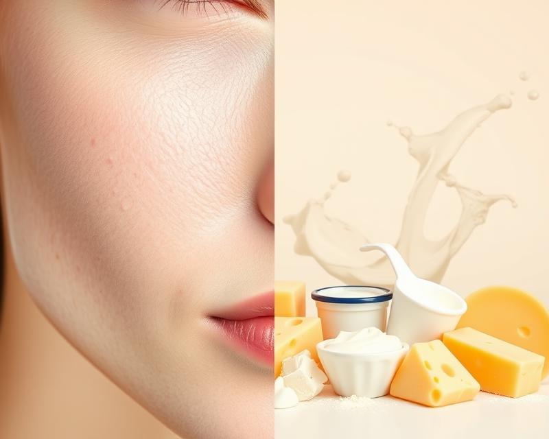 Wpływ nabiału na trądzik: jak dieta kształtuje stan cery Wpływ nabiału na trądzik: jak dieta kształtuje stan cery