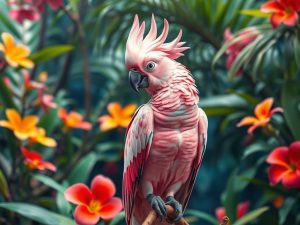 Kakadu różowa (Eolophus roseicapilla): charakter i wymagania hodowlane