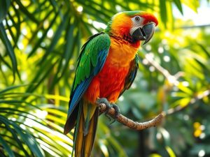 Lorysa górska (Trichoglossus moluccanus): charakter i wymagania hodowlane