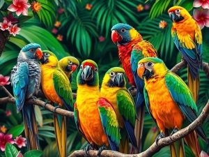 Papugi australijskie – gatunki, charakter i wymagania hodowlane